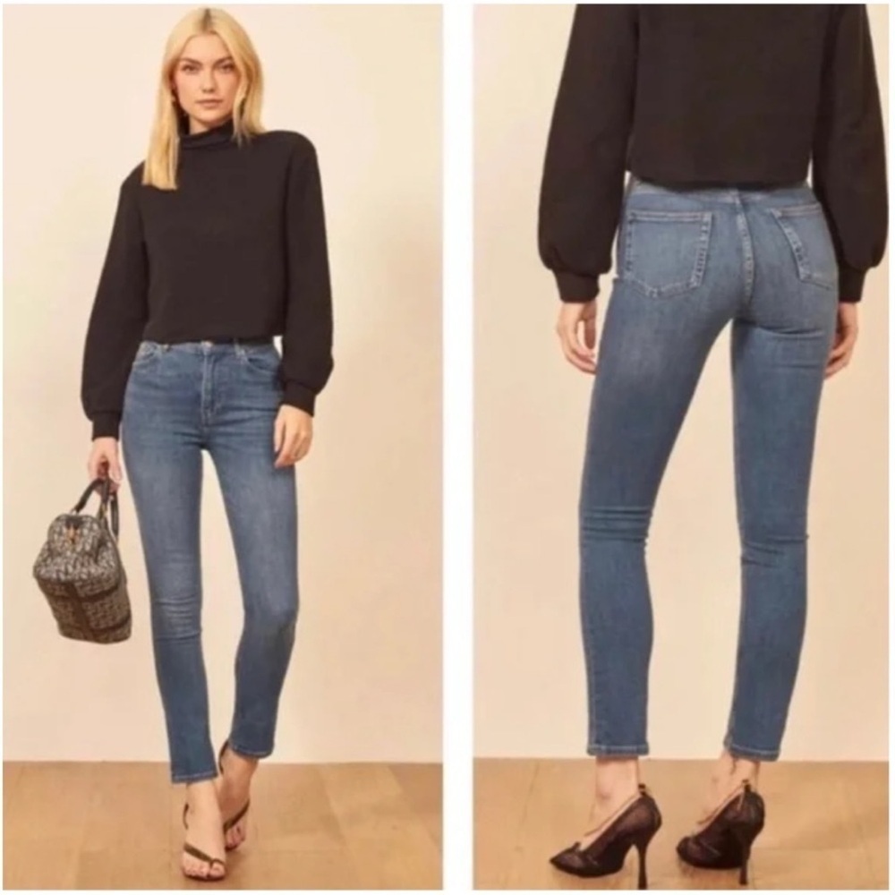 Reformation high and skinny crop size 24